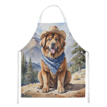Load image into Gallery viewer, Tibetan Mastiff Cowboy Welcome Apron – Artist-Designed Kitchen, BBQ &amp; Craft Apron