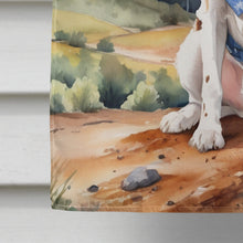 Load image into Gallery viewer, Welsh Springer Spaniel Cowboy Welcome House Flag