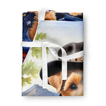 Load image into Gallery viewer, Welsh Terrier Cowboy Welcome Apron – Artist-Designed Kitchen, BBQ &amp; Craft Apron