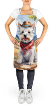 Load image into Gallery viewer, Westie Cowboy Welcome Apron – Artist-Designed Kitchen, BBQ &amp; Craft Apron