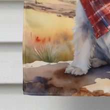 Load image into Gallery viewer, Westie Cowboy Welcome House Flag
