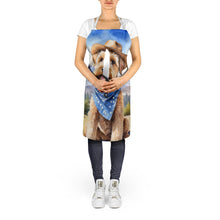 Load image into Gallery viewer, Wheaten Terrier Cowboy Welcome Apron – Artist-Designed Kitchen, BBQ &amp; Craft Apron