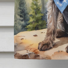 Load image into Gallery viewer, Wirehaired Pointing Griffon Cowboy Welcome House Flag