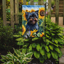 Load image into Gallery viewer, Affenpinscher in Sunflowers Garden Flag – Bright Dog-Themed Yard Decor