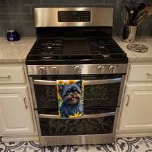 Load image into Gallery viewer, Affenpinscher in Sunflowers Kitchen Towel