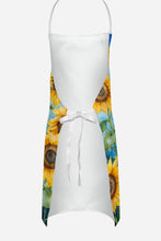 Load image into Gallery viewer, Afghan Hound in Sunflowers Apron – Artist-Designed Kitchen, BBQ &amp; Craft Apron