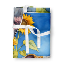 Load image into Gallery viewer, American Bulldog in Sunflowers Apron – Artist-Designed Kitchen, BBQ &amp; Craft Apron