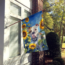 Load image into Gallery viewer, American Bulldog in Sunflowers House Flag