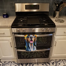 Load image into Gallery viewer, American English Coonhound in Sunflowers Kitchen Towel