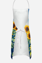 Load image into Gallery viewer, American Hairless Terrier in Sunflowers Apron – Artist-Designed Kitchen, BBQ &amp; Craft Apron