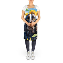 Load image into Gallery viewer, American Water Spaniel in Sunflowers Apron – Artist-Designed Kitchen, BBQ &amp; Craft Apron