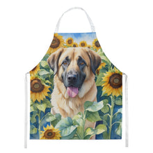Load image into Gallery viewer, Anatolian Shepherd in Sunflowers Apron – Artist-Designed Kitchen, BBQ &amp; Craft Apron