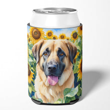 Load image into Gallery viewer, Anatolian Shepherd in Sunflowers Can or Bottle Hugger