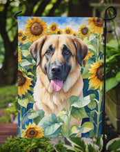 Load image into Gallery viewer, Anatolian Shepherd in Sunflowers Garden Flag – Bright Dog-Themed Yard Decor