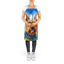 Load image into Gallery viewer, Australian Terrier in Sunflowers Apron – Artist-Designed Kitchen, BBQ &amp; Craft Apron