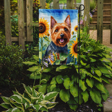 Load image into Gallery viewer, Australian Terrier in Sunflowers Garden Flag – Bright Dog-Themed Yard Decor