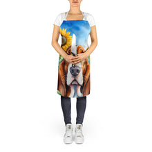 Load image into Gallery viewer, Basset Hound in Sunflowers Apron – Artist-Designed Kitchen, BBQ &amp; Craft Apron