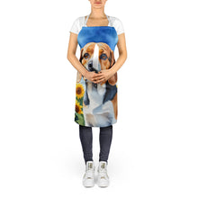 Load image into Gallery viewer, Beagle in Sunflowers Apron – Artist-Designed Kitchen, BBQ &amp; Craft Apron