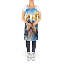 Load image into Gallery viewer, Bearded Collie in Sunflowers Apron – Artist-Designed Kitchen, BBQ &amp; Craft Apron
