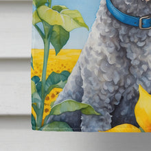 Load image into Gallery viewer, Bedlington Terrier in Sunflowers House Flag