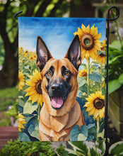 Load image into Gallery viewer, Belgian Malinois in Sunflowers Garden Flag – Bright Dog-Themed Yard Decor