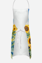 Load image into Gallery viewer, Belgian Sheepdog in Sunflowers Apron – Artist-Designed Kitchen, BBQ &amp; Craft Apron