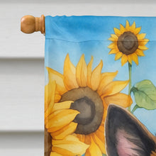 Load image into Gallery viewer, Belgian Tervuren in Sunflowers House Flag