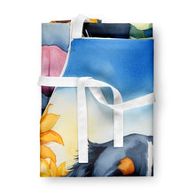 Load image into Gallery viewer, Bernese Mountain Dog in Sunflowers Apron – Artist-Designed Kitchen, BBQ &amp; Craft Apron