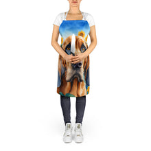 Load image into Gallery viewer, Bloodhound in Sunflowers Apron – Artist-Designed Kitchen, BBQ &amp; Craft Apron