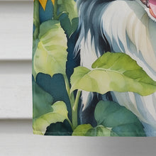 Load image into Gallery viewer, Border Collie in Sunflowers House Flag