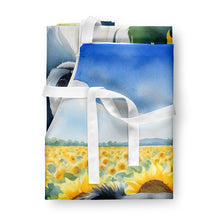 Load image into Gallery viewer, Borzoi in Sunflowers Apron – Artist-Designed Kitchen, BBQ &amp; Craft Apron