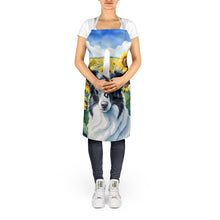 Load image into Gallery viewer, Borzoi in Sunflowers Apron – Artist-Designed Kitchen, BBQ &amp; Craft Apron