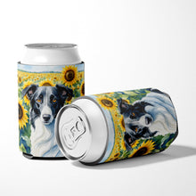 Load image into Gallery viewer, Borzoi in Sunflowers Can or Bottle Hugger
