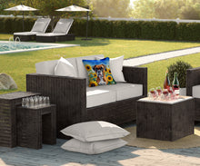 Load image into Gallery viewer, Boxer in Sunflowers Throw Pillow