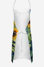 Load image into Gallery viewer, Boxer in Sunflowers Apron – Artist-Designed Kitchen, BBQ &amp; Craft Apron