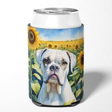 Load image into Gallery viewer, Boxer in Sunflowers Can or Bottle Hugger