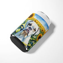 Load image into Gallery viewer, Boxer in Sunflowers Can or Bottle Hugger