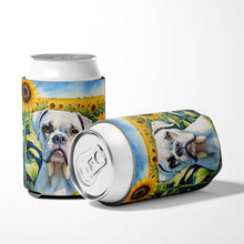 Load image into Gallery viewer, Boxer in Sunflowers Can or Bottle Hugger