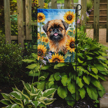 Load image into Gallery viewer, Brussels Griffon in Sunflowers Garden Flag – Bright Dog-Themed Yard Decor