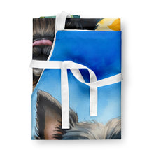 Load image into Gallery viewer, Cairn Terrier in Sunflowers Apron – Artist-Designed Kitchen, BBQ &amp; Craft Apron