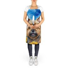 Load image into Gallery viewer, Cairn Terrier in Sunflowers Apron – Artist-Designed Kitchen, BBQ &amp; Craft Apron