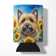 Load image into Gallery viewer, Cairn Terrier in Sunflowers Can or Bottle Hugger