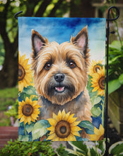 Load image into Gallery viewer, Cairn Terrier in Sunflowers Garden Flag – Bright Dog-Themed Yard Decor