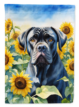 Load image into Gallery viewer, Cane Corso in Sunflowers Garden Flag – Bright Dog-Themed Yard Decor