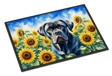 Load image into Gallery viewer, Cane Corso in Sunflowers Doormat Front Door Mat Indoor Outdoor Rugs for Entryway, Non Slip Washable Low Pile, 24H X 36W
