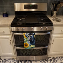 Load image into Gallery viewer, Cane Corso in Sunflowers Kitchen Towel