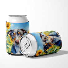 Load image into Gallery viewer, Catahoula in Sunflowers Can or Bottle Hugger