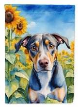 Load image into Gallery viewer, Catahoula in Sunflowers House Flag