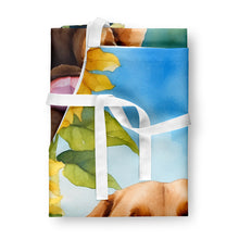 Load image into Gallery viewer, Chesapeake Bay Retriever in Sunflowers Apron – Artist-Designed Kitchen, BBQ &amp; Craft Apron