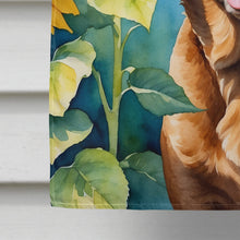 Load image into Gallery viewer, Chesapeake Bay Retriever in Sunflowers House Flag